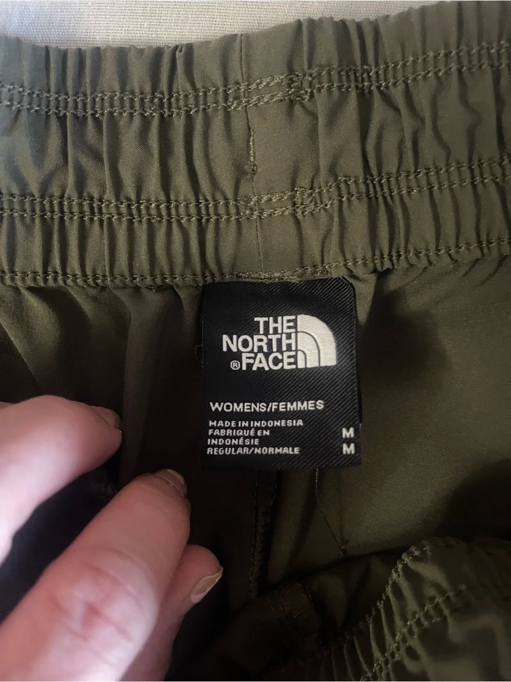 The North Face womensOlive Cargo Jogger Pants 5 pocket